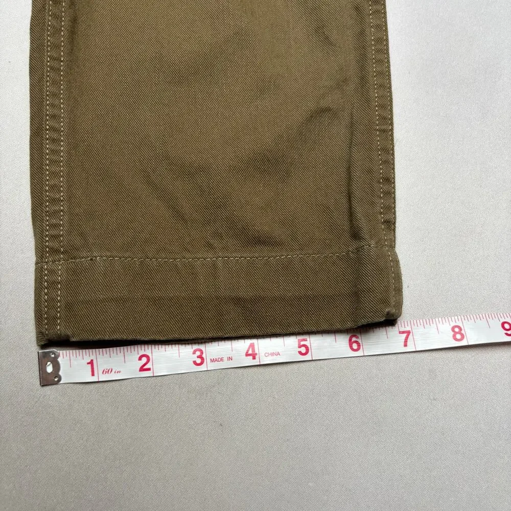 Buck Mason Officer Pant Slub Twill Chino Men's 29x25 Quiet Luxury Army Military